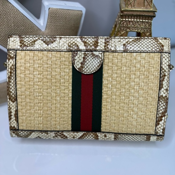 GUCCI
Snakeskin-Trimmed Small Ophidia Chain Bag - Picture 4 of 9